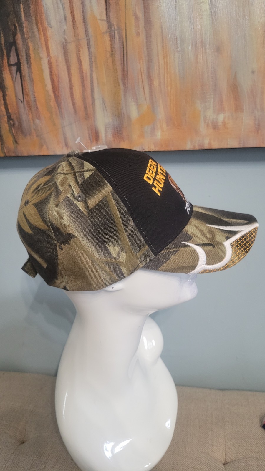 Deer Hunter To The Core Camo Hat KYS Design Adjustable Embroidered Buck Cap...