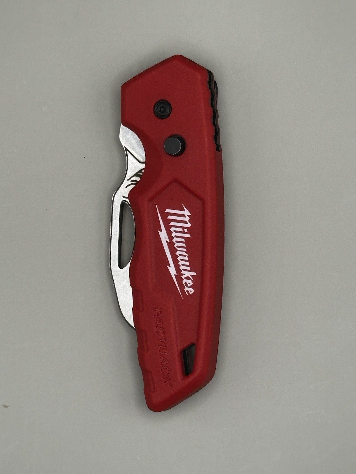 New - Custom Laser Engraved Milwaukee Fastback Hawkbill Folding Knife