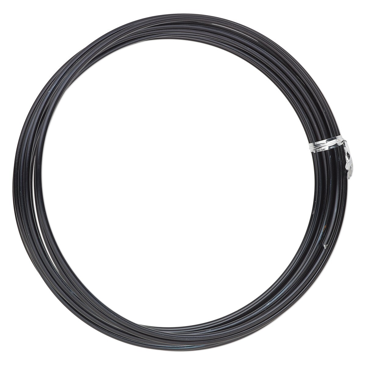 Wire, BLACK Anodized Aluminum 10 Gauge (2.5mm Round) Wire for Wrapping 18 Feet