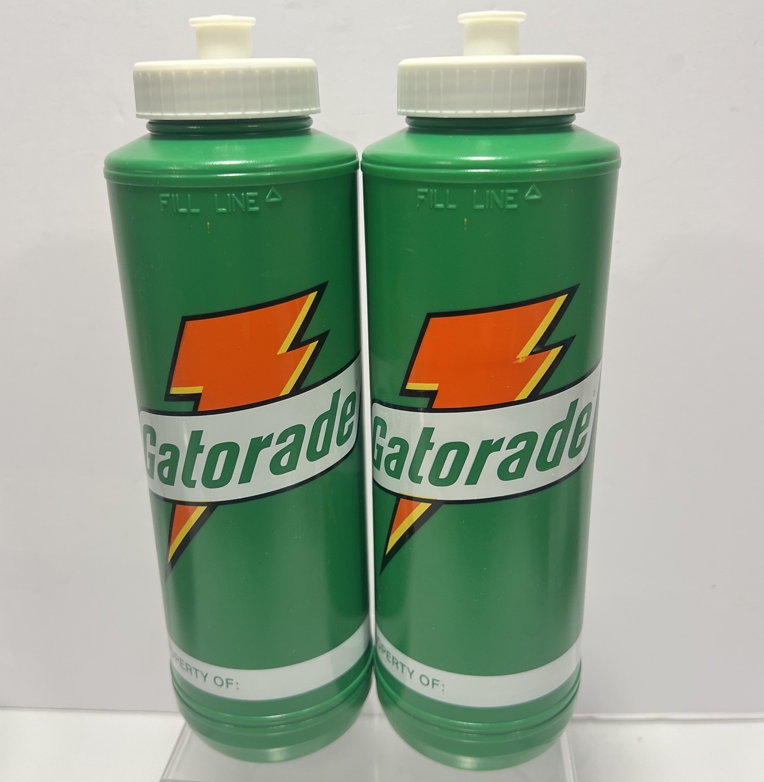 Vintage Gatorade "Property Of” Squeeze Sports Water Bottle Unused 32oz