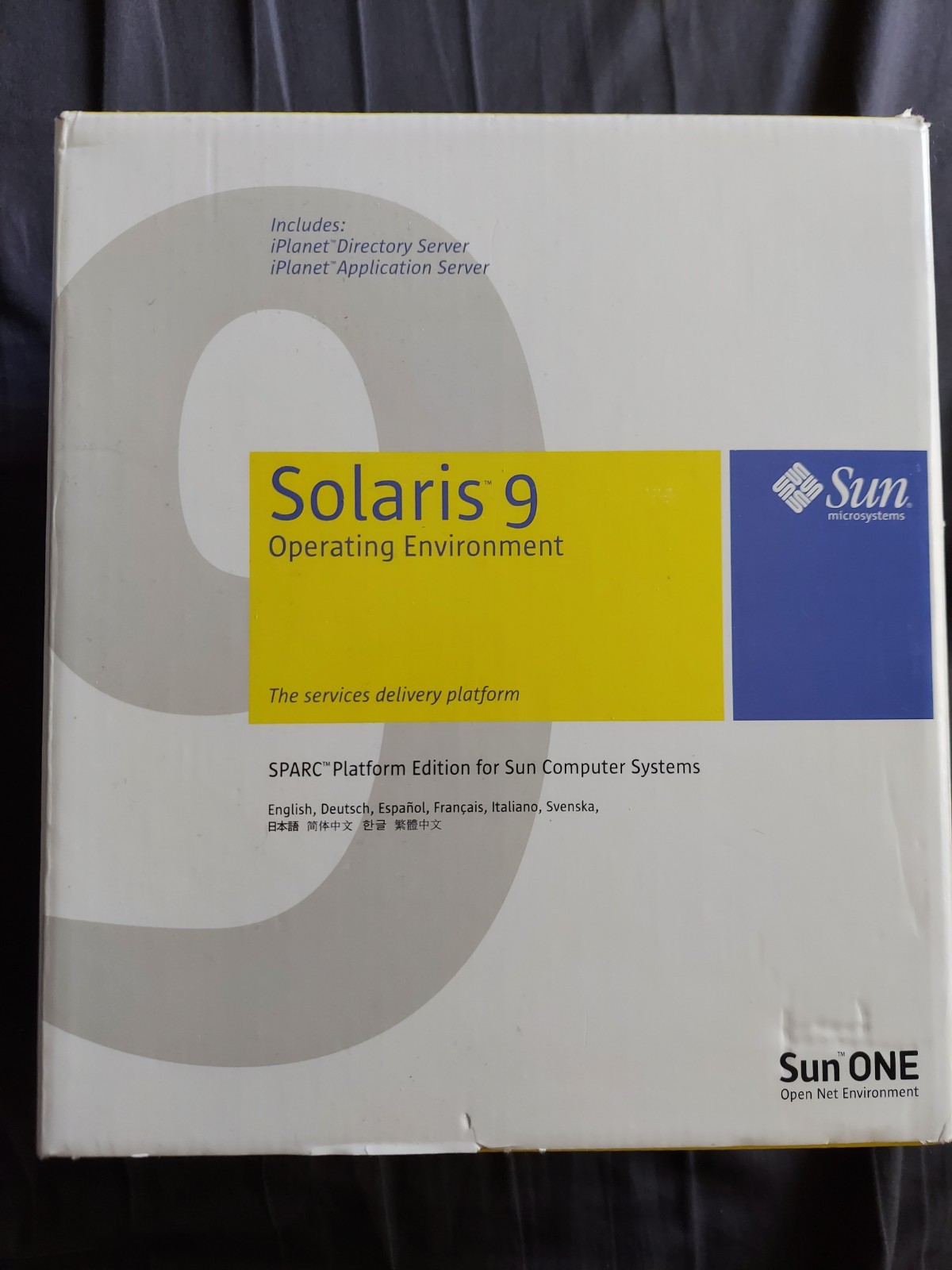 Sun Microsystems Solaris 9 Operating System Environment OS Install SPARC DVD CD