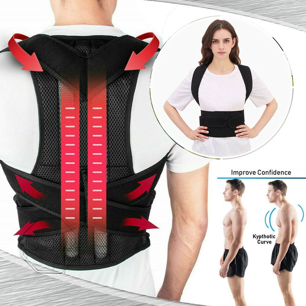 Back Brace Posture Corrector Adjustable Upper Back Brace for Clavicle to Support