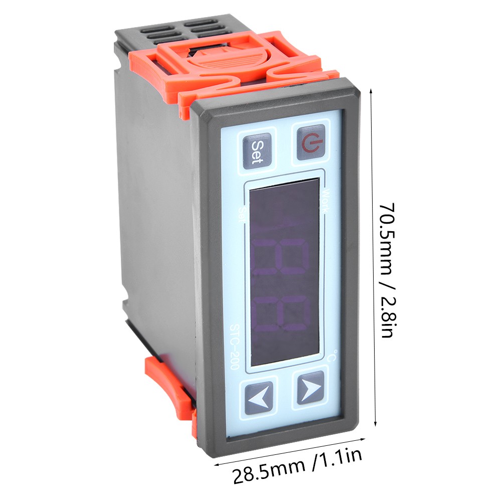 STC‑200 Digital Microcomputer Thermostat Temperature Controller With Refrige