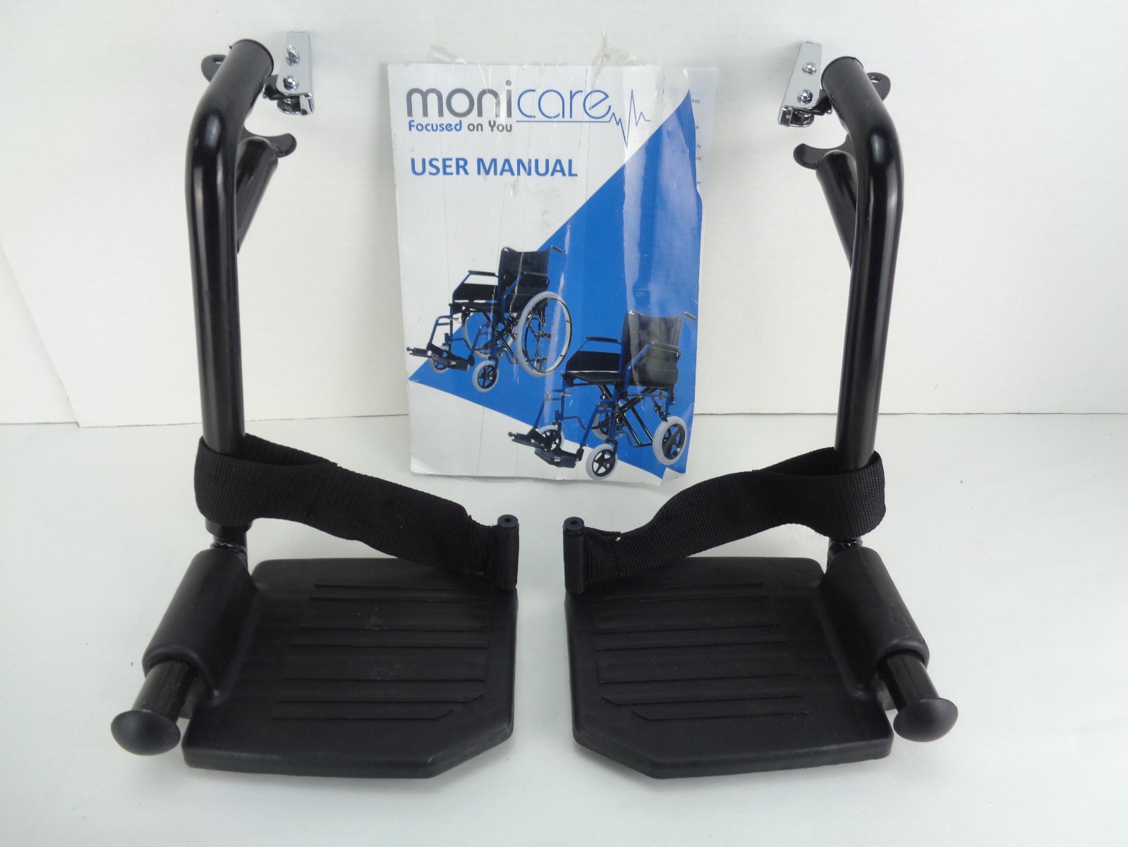 New Monicare Wheelchair Footrests Replacement Foot Rest Assembly Left & Right