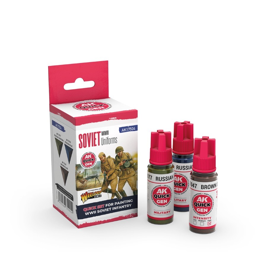 AK Interactive: Soviet Uniforms - QUICK GEN Set - AK17504