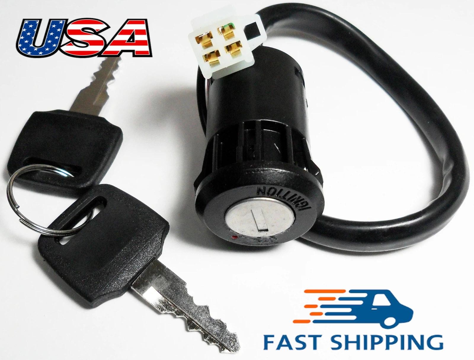 Ignition Switch Key Fits For all Coleman ATVs with the GY6 150-180cc engine