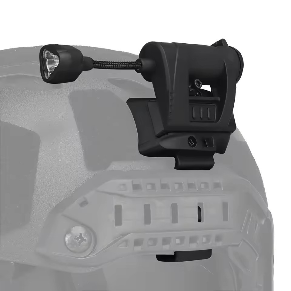 Infrared and 4 Lighting Modes Tactical Helmet Flashlight Wendy Helmet