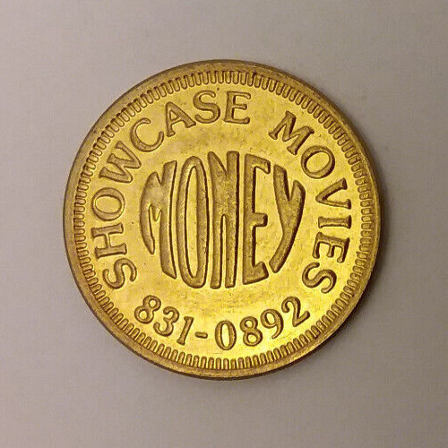 Showcase Movies Springfield, MO Arcade Game Token 24mm
