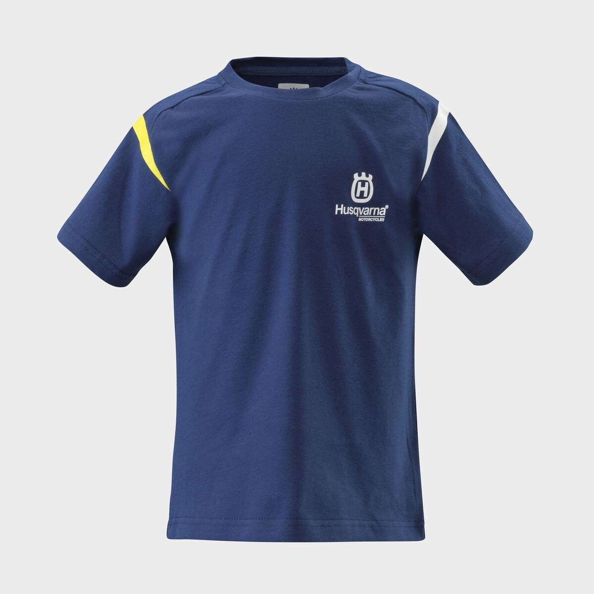 Husqvarna Kids Team Tee Blue Youth 116/5-6 Years - 3HS220032005 ON SALE!