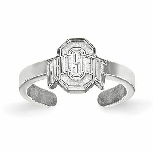Sterling Silver The Ohio State  Toe Ring