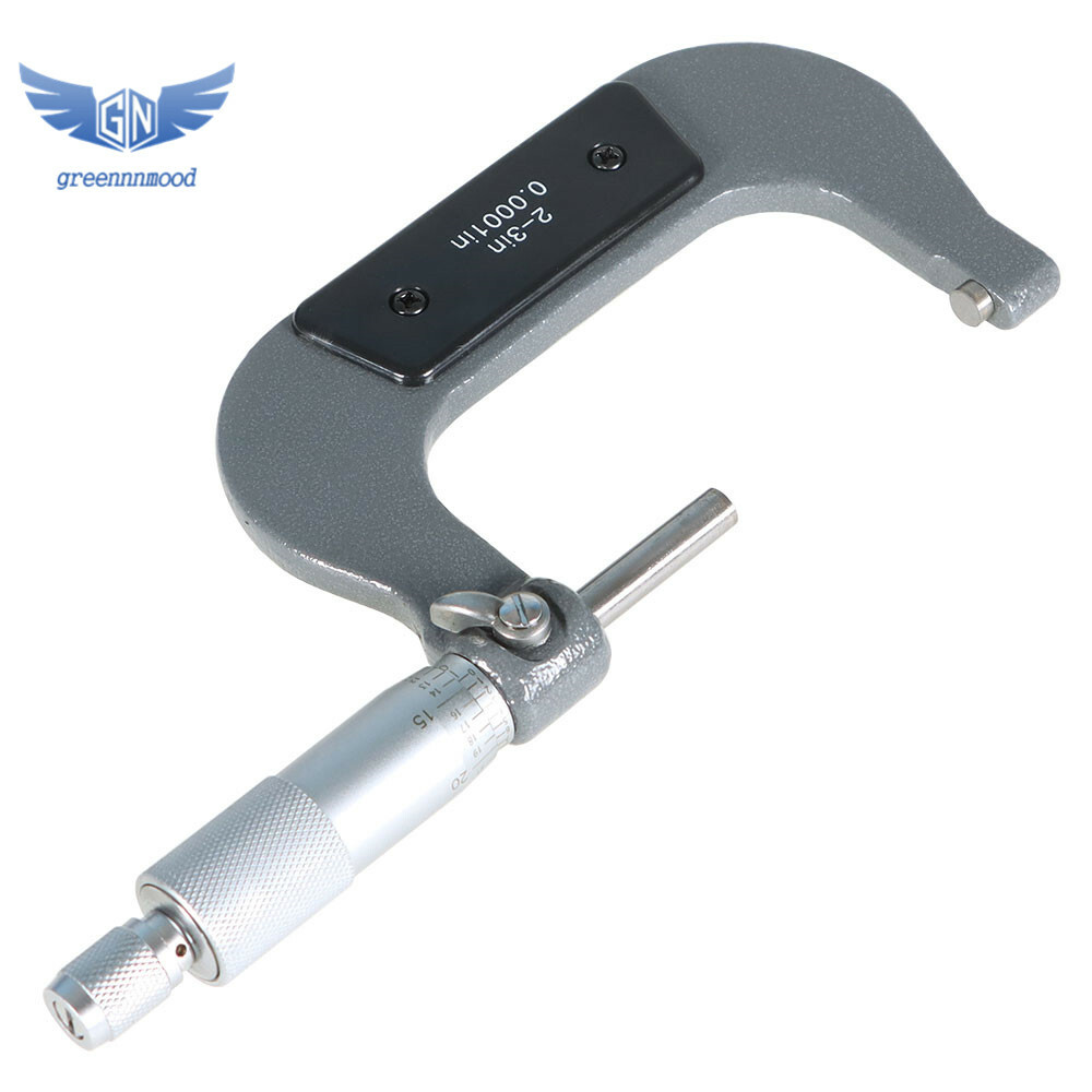2-3" Precision Outside Micrometer 0.0001" Carbide Tipped New