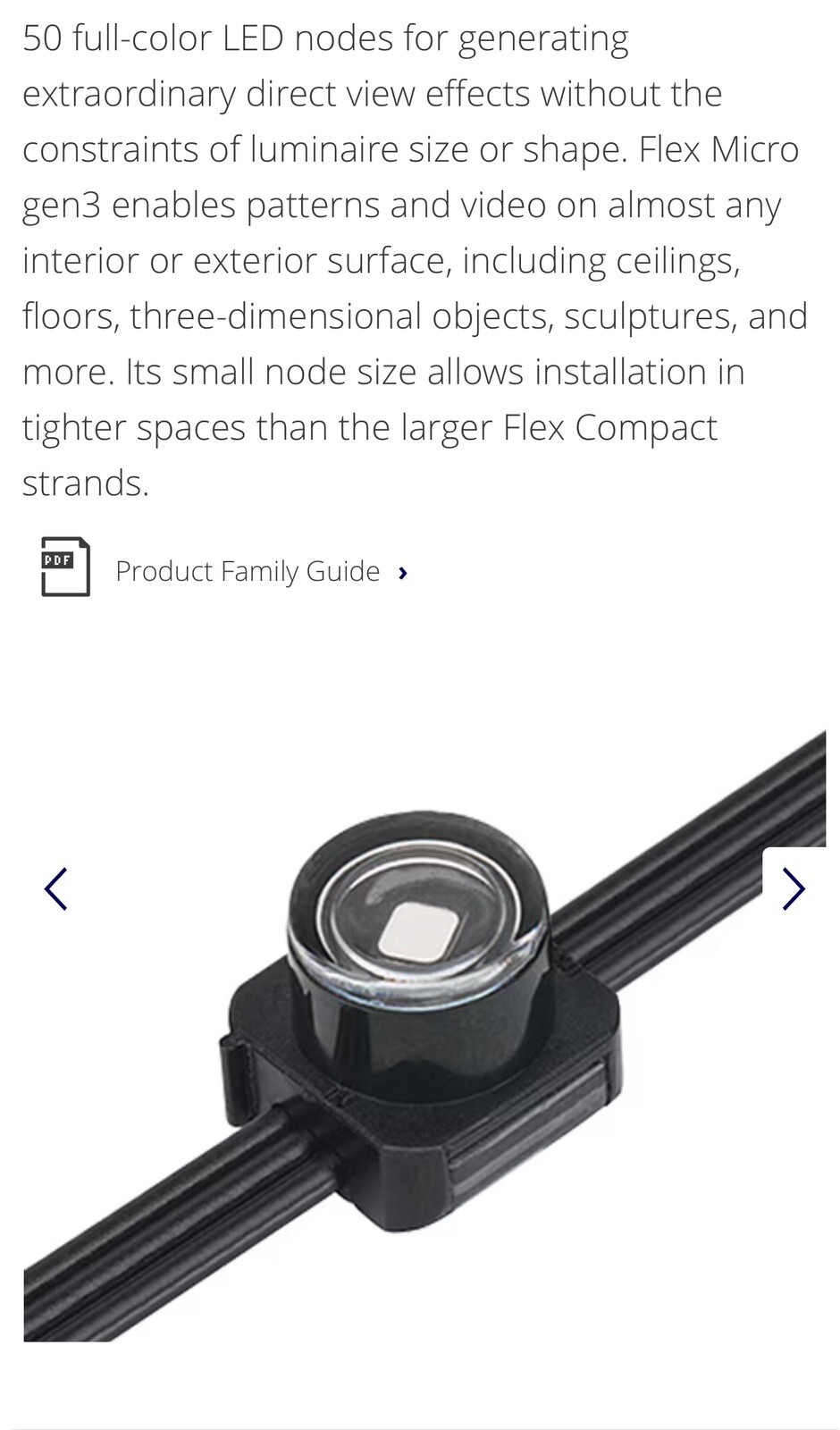 Philips color kinetics Flex Micro Gen3 Rgb