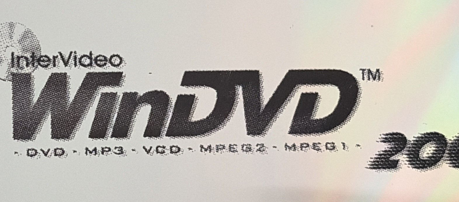 InterVideo, Inc. WinDVD 2000 Software DVD, MP3, VCD, MPEG2, MPEG1