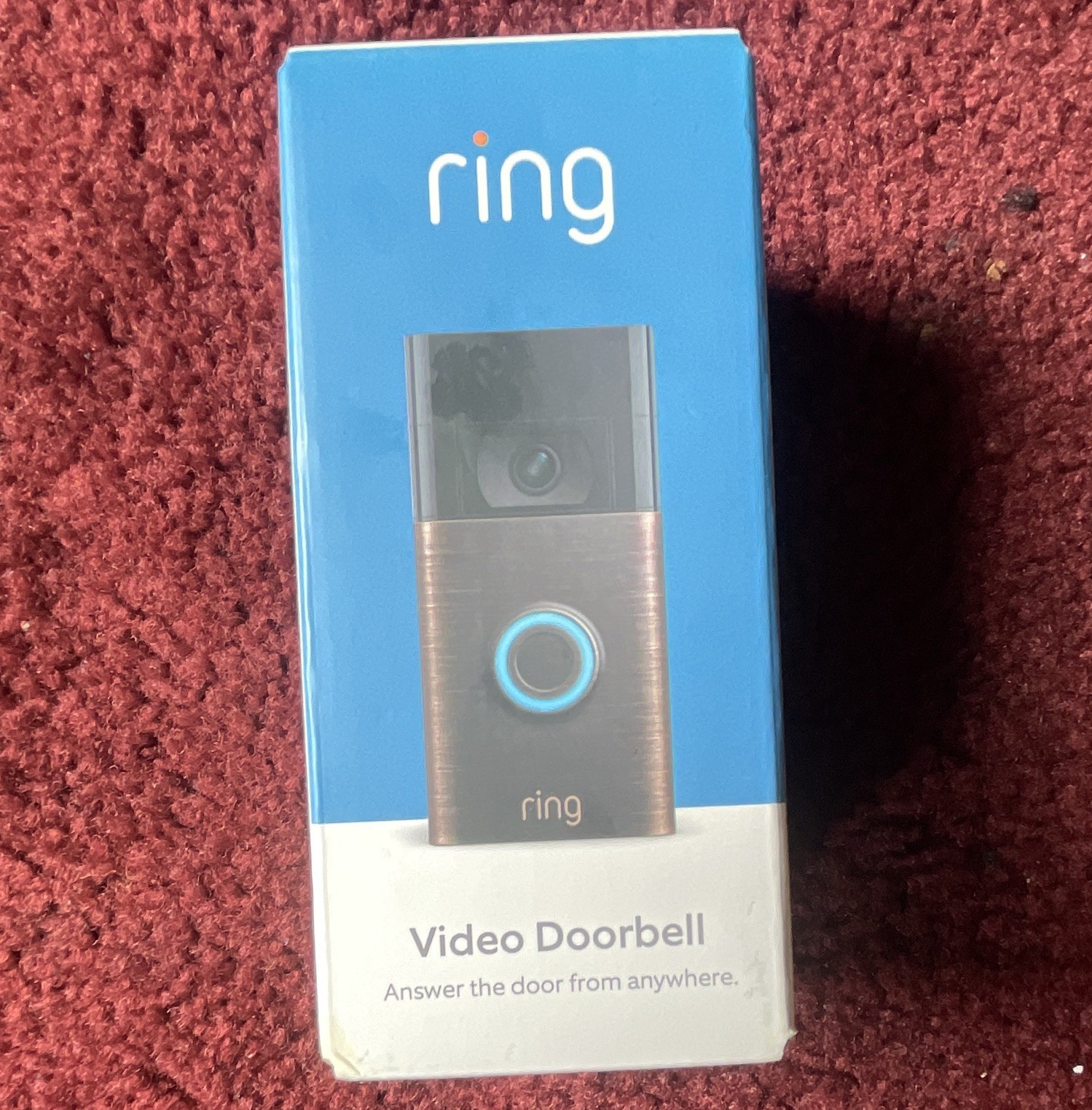 2X Ring Video Doorbell Bronze Metallic Wi-Fi Battery Night Vision Two-Way Audio