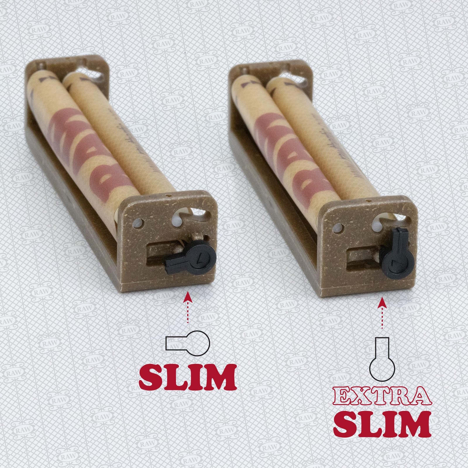 RAW Roller Eco Plastic 2 Way Adjustable 110mm King Size Rolling Machine (1 Rolle