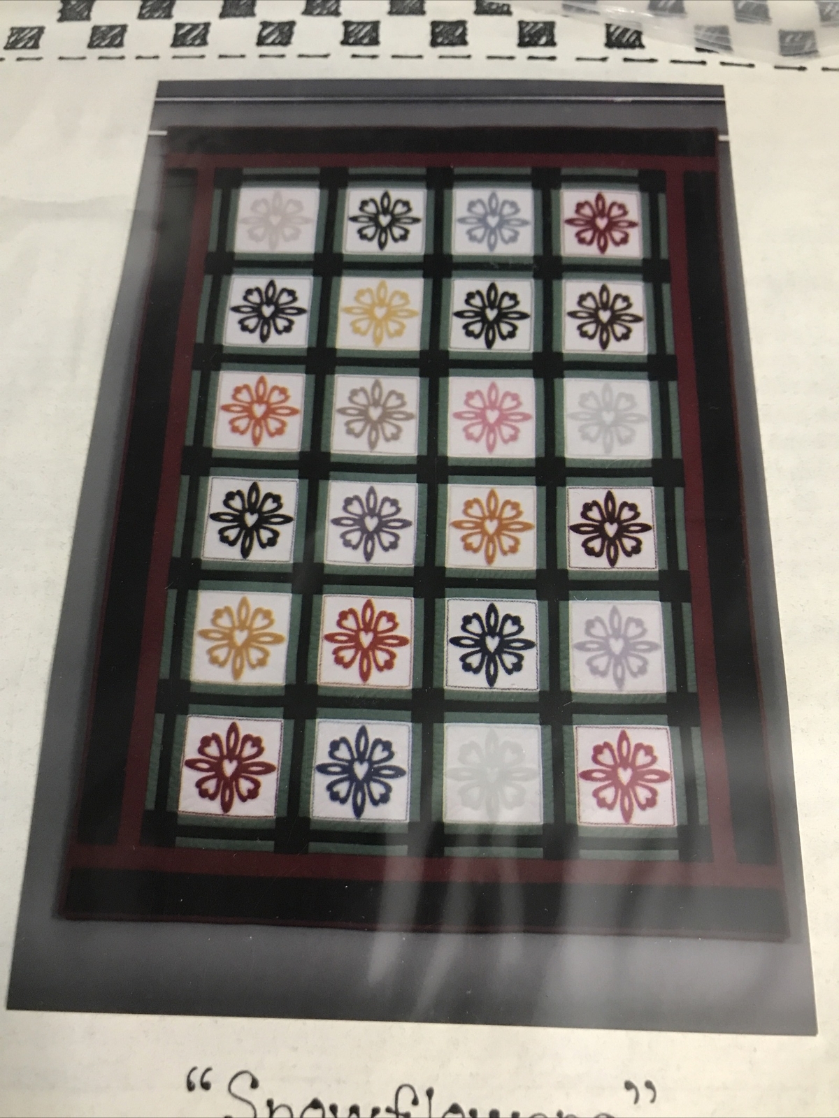 Snow Flowers Quilt Pattern by Starry Pines Pattern Co