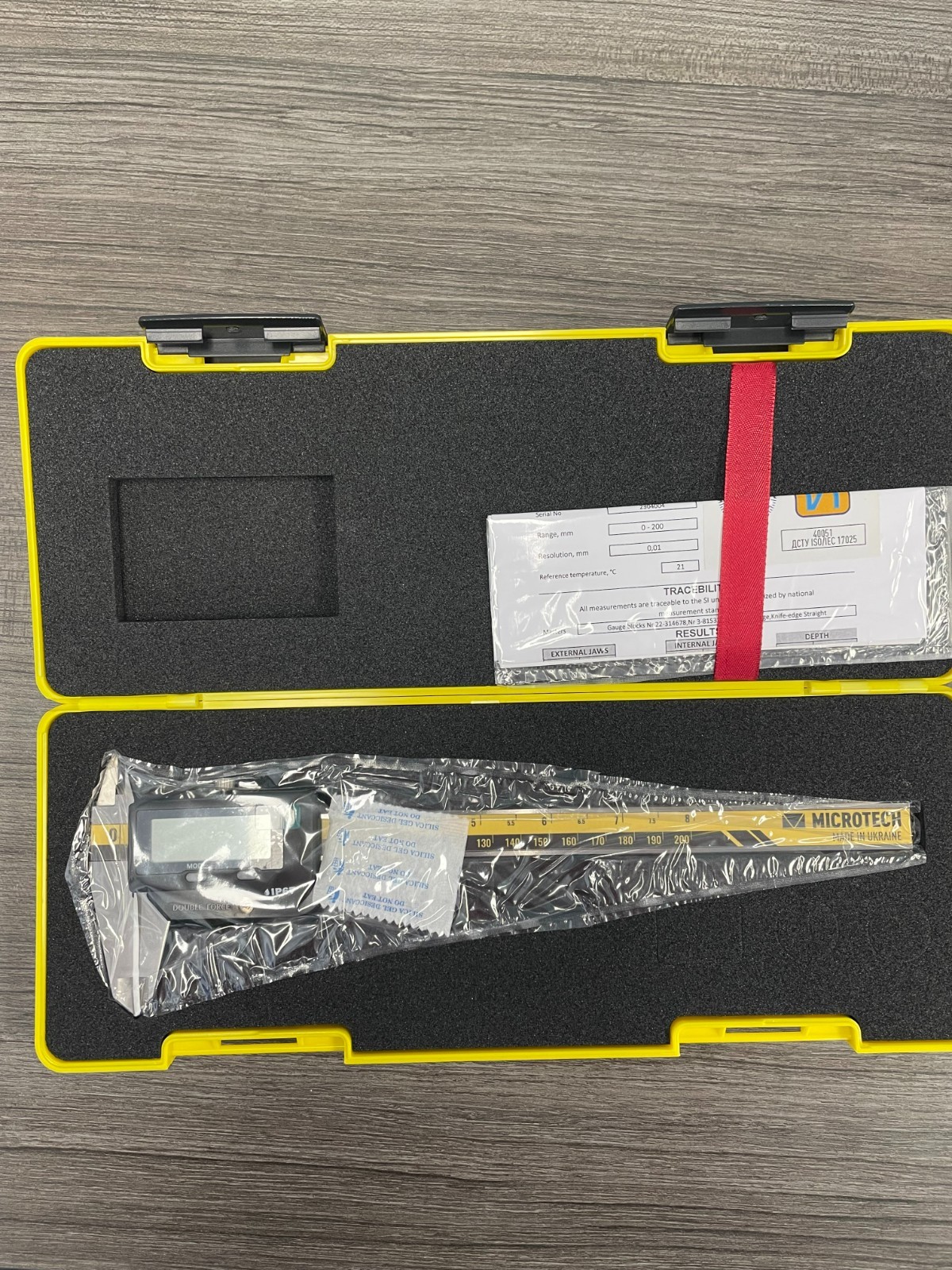 Microtech Double Force Digital Calipers 8 Inch New with Case