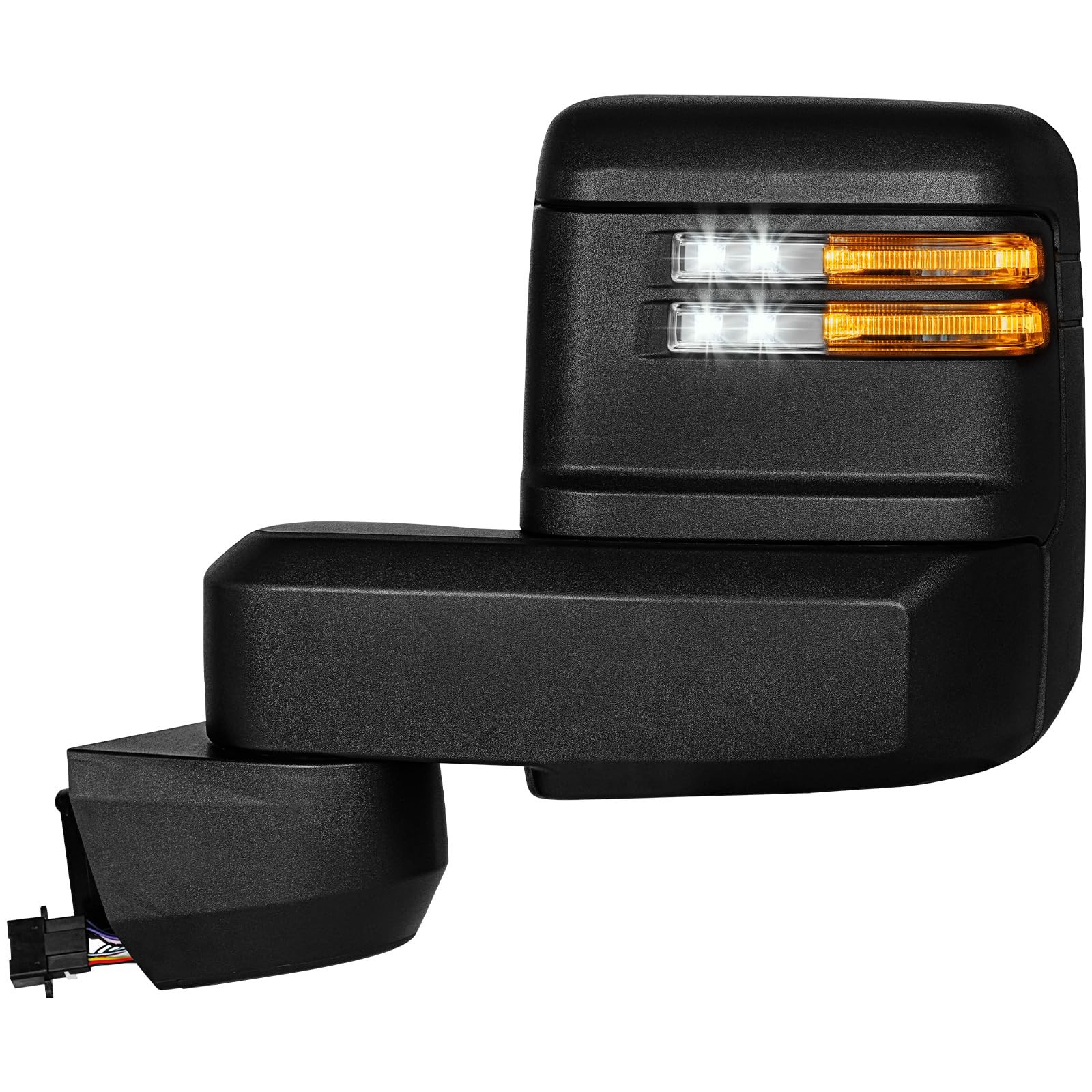 Driver Side Towing Mirror for 2020-2025 Chevy Silverado/GMC Sierra Black