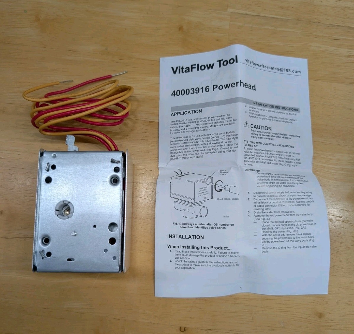 Vitaflow Tool For Honeywell 40003916-026 Replacement Power Head