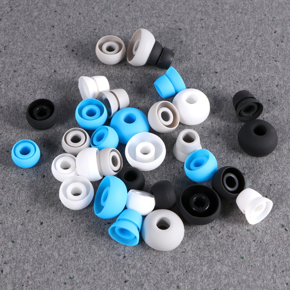32Pcs Reusable Silicone Earphone Covers Assorted Colors for Headphone Earbuds