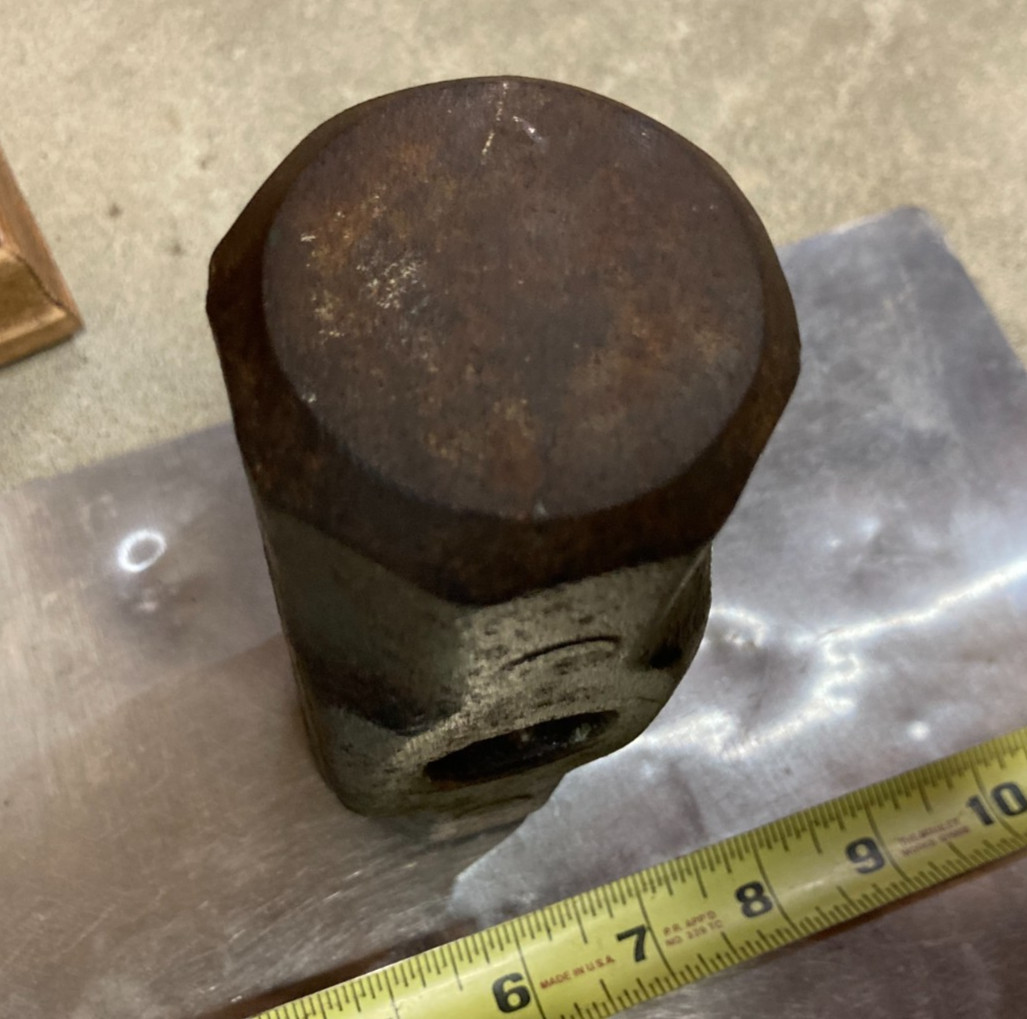 Vintage USM 8lb Sledge Hammer Head Octagonal Shape. Double stamped.
