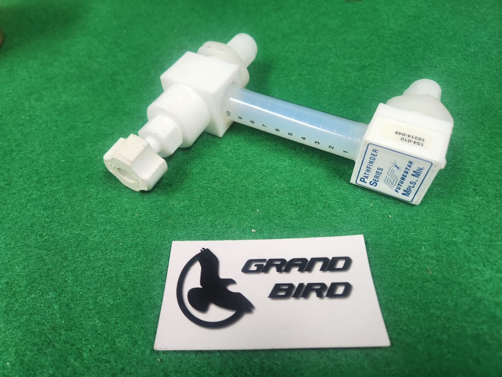 FUTURESTAR 154-010 PATHFINDER SERIES TEFLON FLOW METER, USED