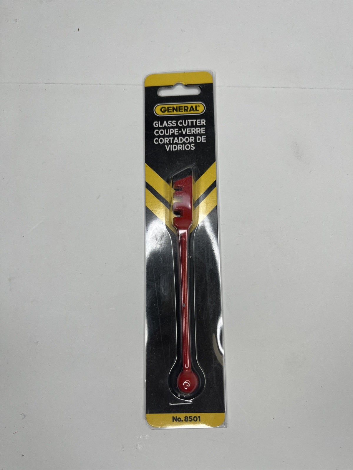 GENERAL TOOLS 8501 STEEL CUTTER WHEEL BALL END STYLE 5" GLASS CUTTER TOOL