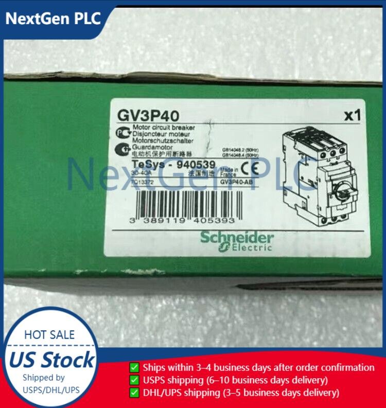 For NEW schneider GV3P40 Motor protection circuit breaker US Free TAX