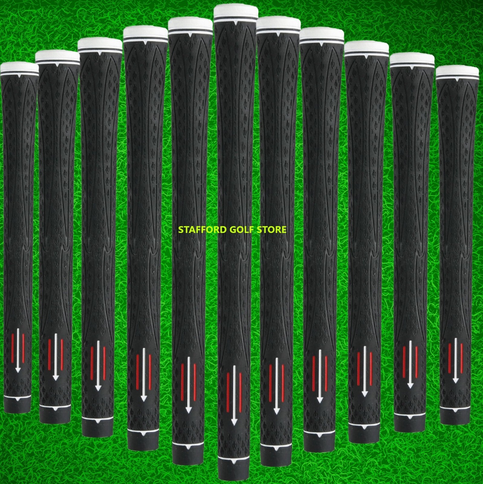 Grip One G1 Max Feel Golf Grips Standard Core .600 Round Black 53g Bundles