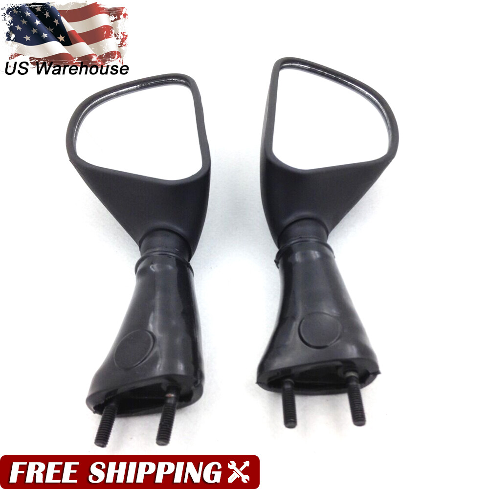 Black Rearview Side Mirrors For Kawasaki Ninja ZX6R 1998 1999 2000 2001 2002 US