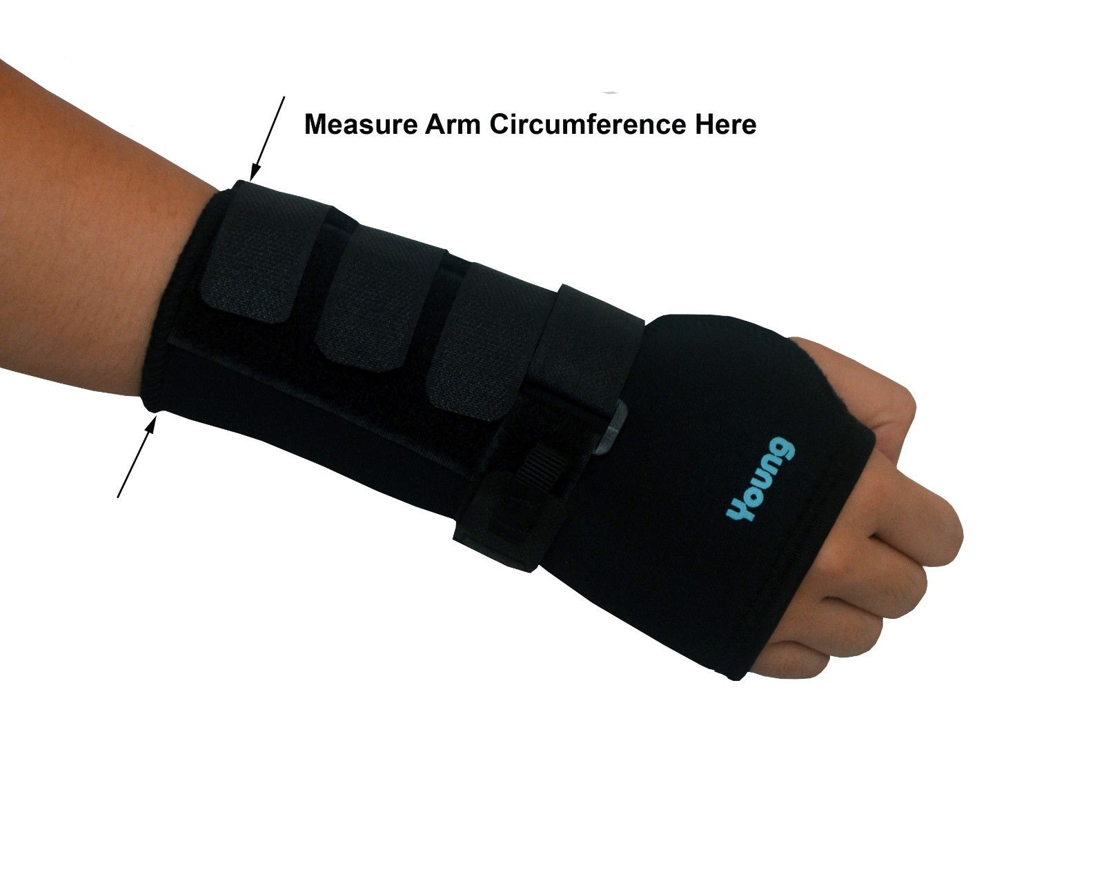 Young Wrist Support w/ Splint - Carpal Tunnel Brace - Size XXL, Left Hand