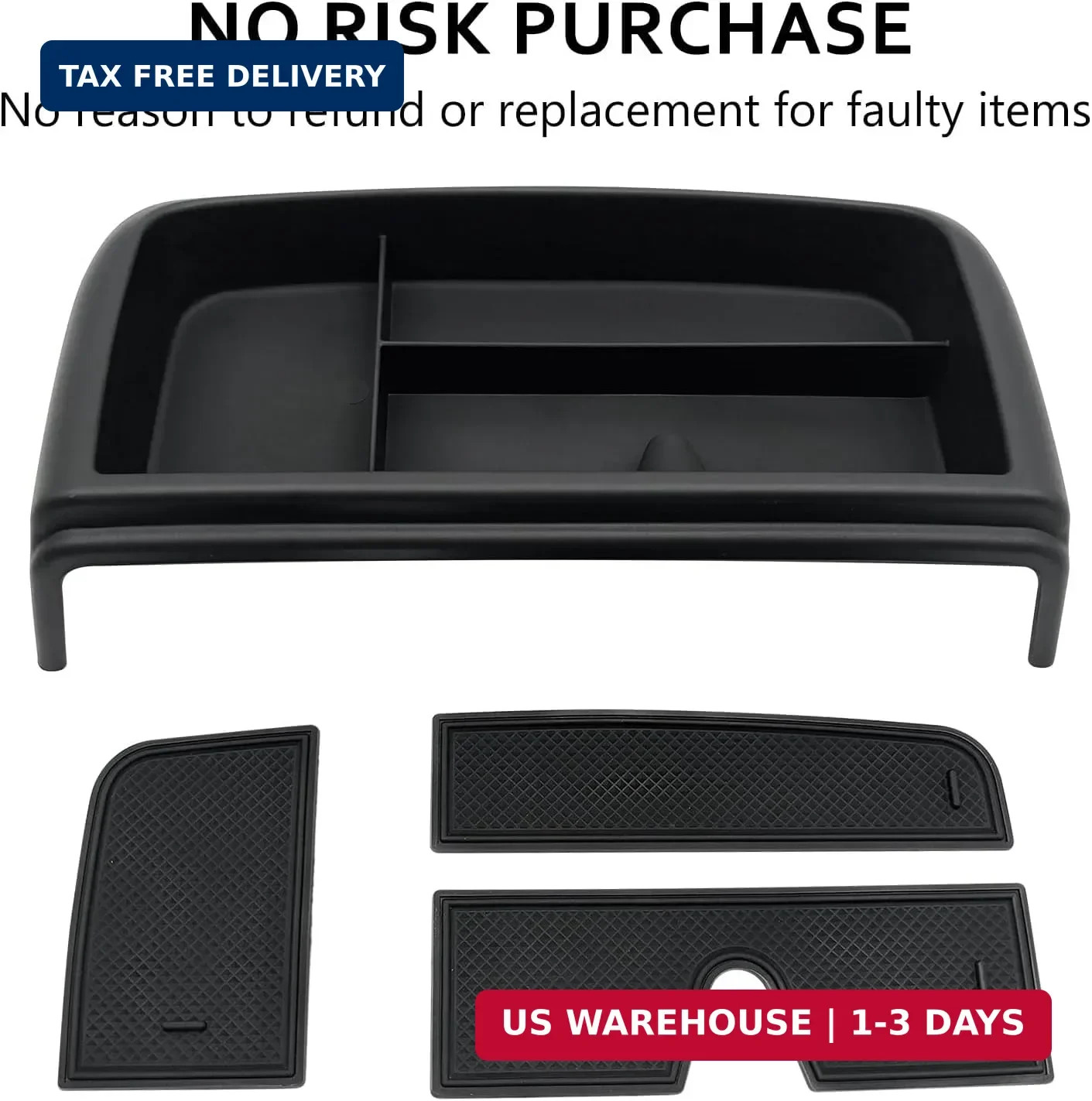 Dash Storage Tray Insert Behind Screen Organizer Storage Accessories fits for 20