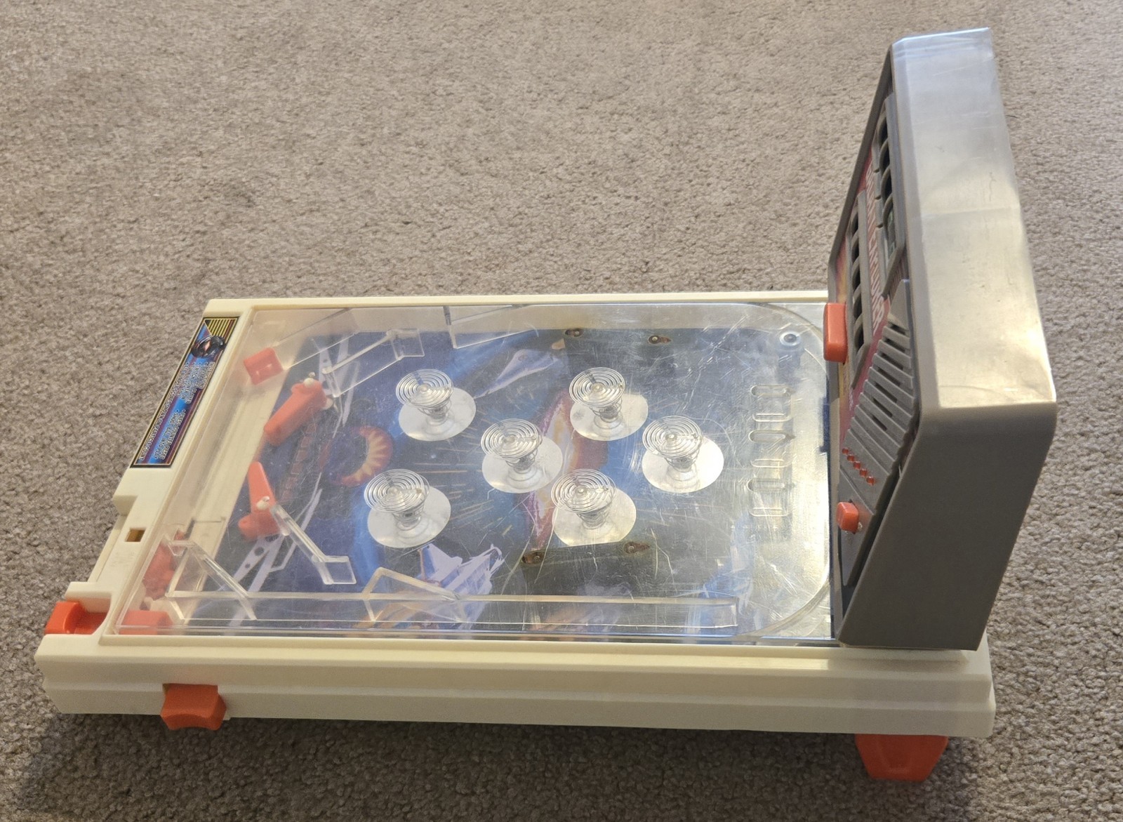 Vtg GALAXY EXPLORER Electonic Tabletop Pinball Machine (Read Description)