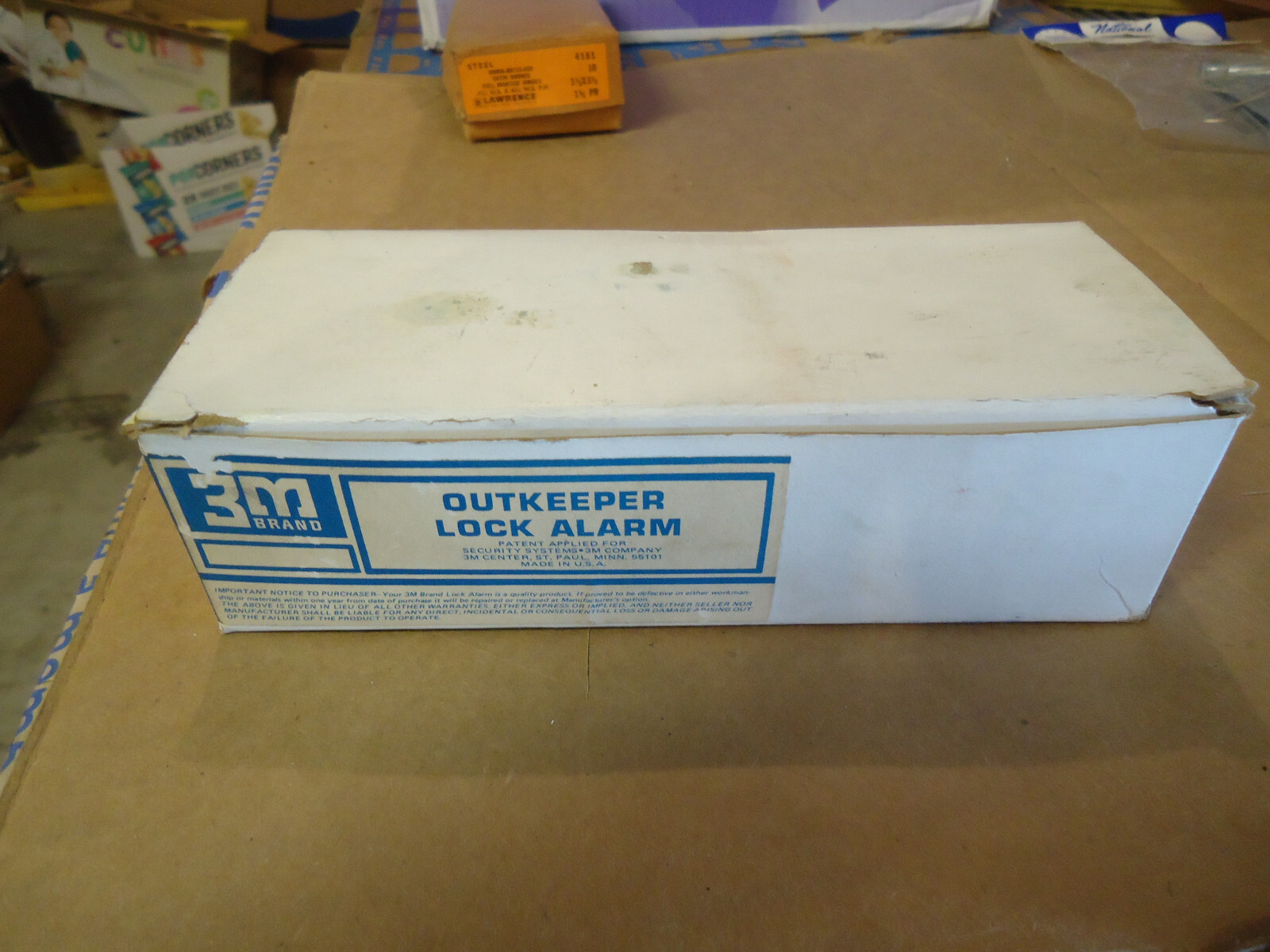 3M 1120 OUT KEEPER LOCK ALARM ANT BRASS
