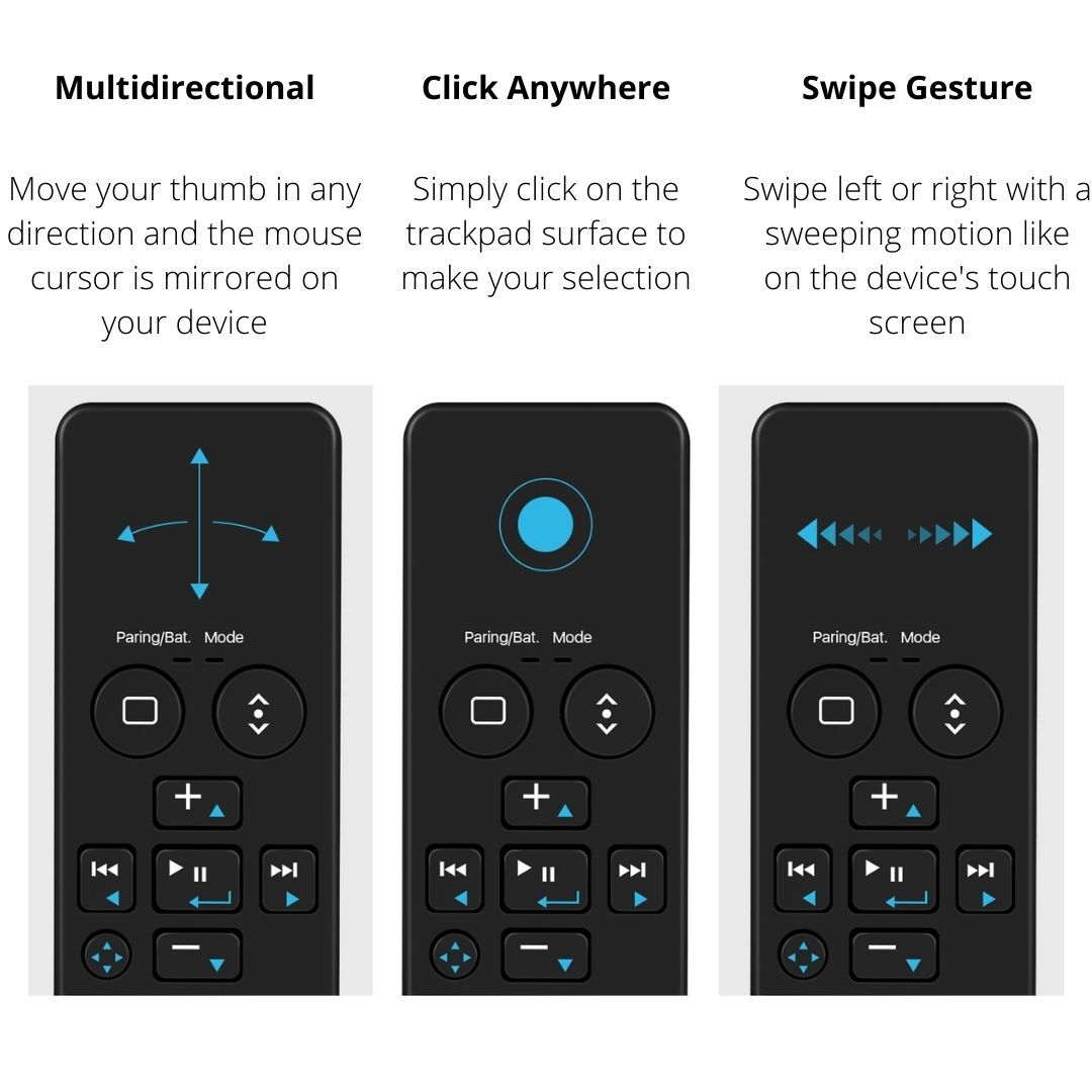Bluetooth Media Remote Control for iPhone iPad Android PC, iPad Macbook Pro Air