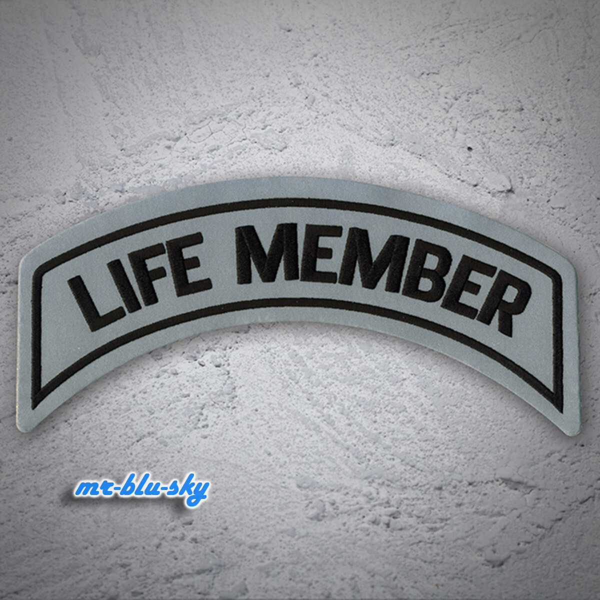 Large Life Member Reflective Patch ~ Harley Davidson Owners Group H.O.G.