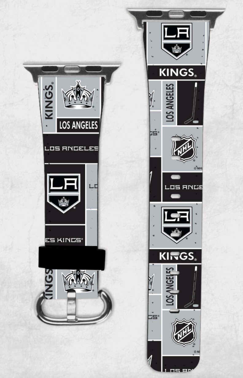 Los Angeles Kings NHL Hockey Apple Watch Band NEW 38/40/41 & 42/44/45 LA