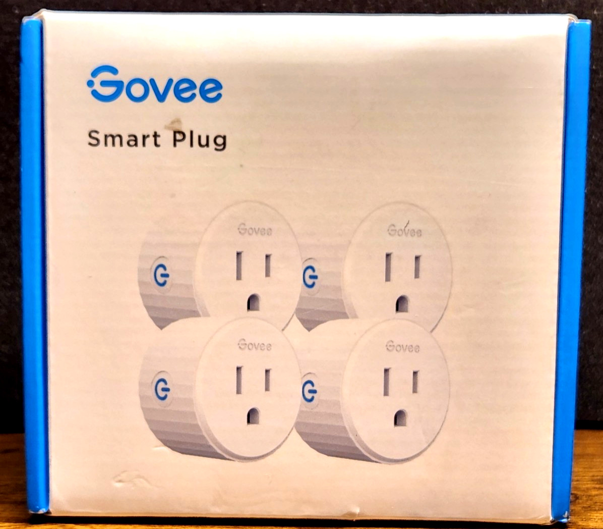 Govee H5083 Smart Plug 4 Pack WiFi Bluetooth Alexa Google Powers On