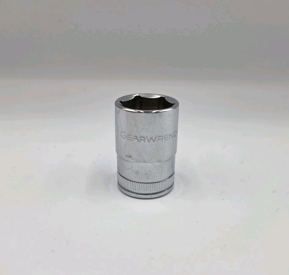 GearWrench 80631 1/2" 19mm Drive 6 Point Standard Metric Socket Chrome New