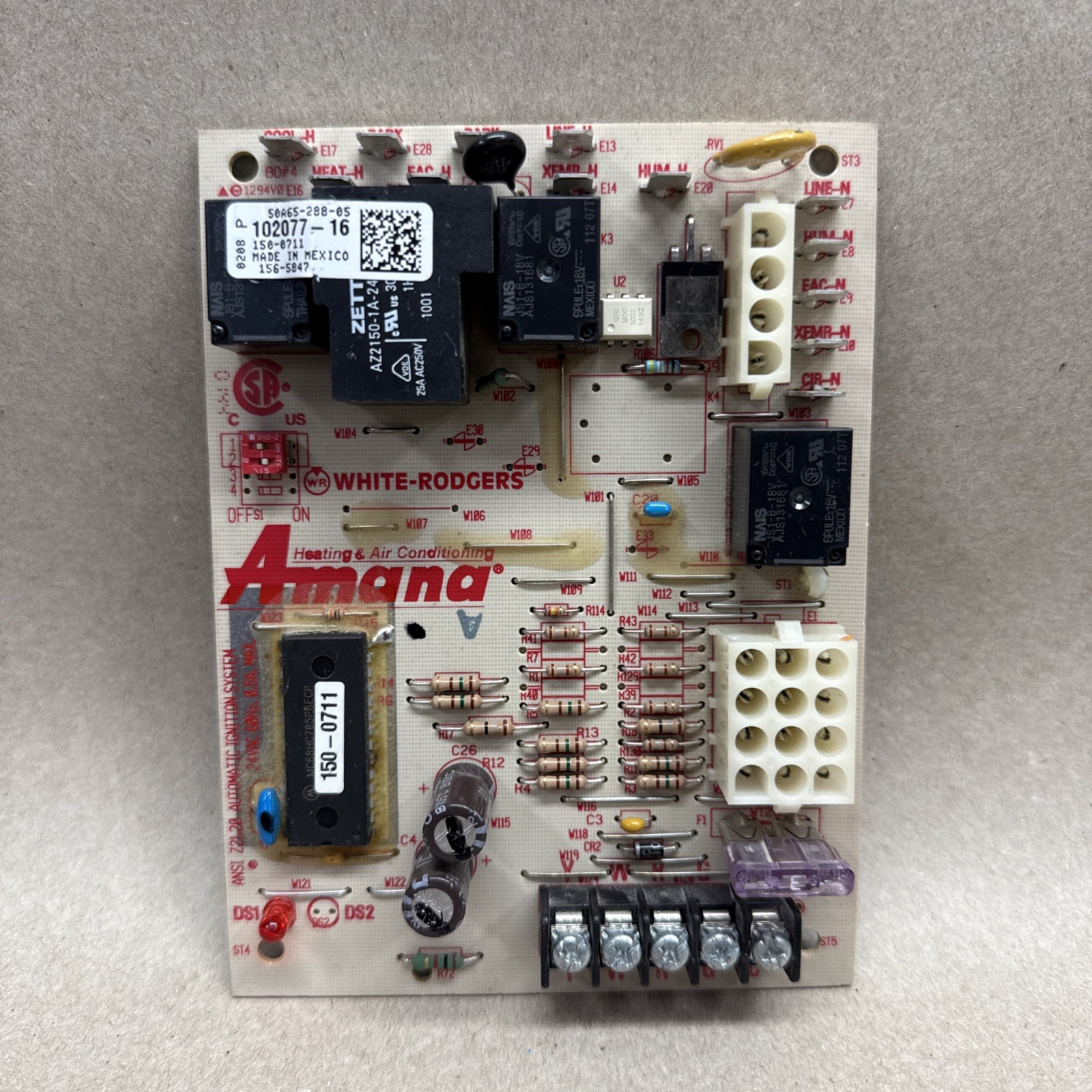 50A65-288-05 GUARANTEED WORKING TESTED GOOD  102077-16 Furnace Control Board B11