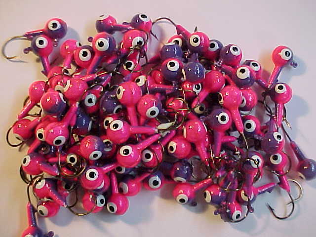 100 NEW FLOATING JIG HEADS 1/4  SIZE  2 WALLEYE OZ  FISHING JIGS