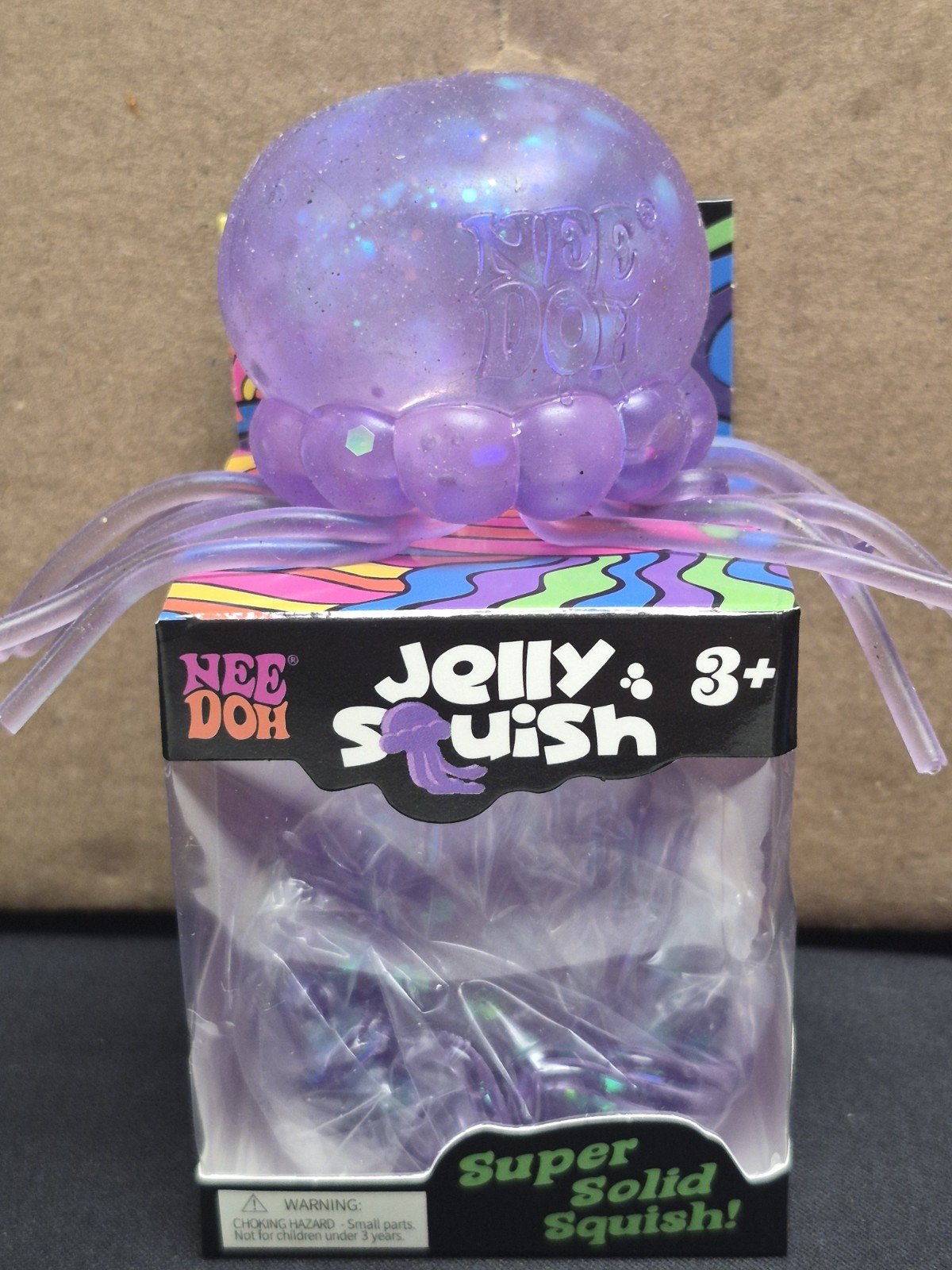 NeeDoh Jelly Squish Stress Toy Jellyfish Fidget Sensory Squeeze Squishy Toy Gift