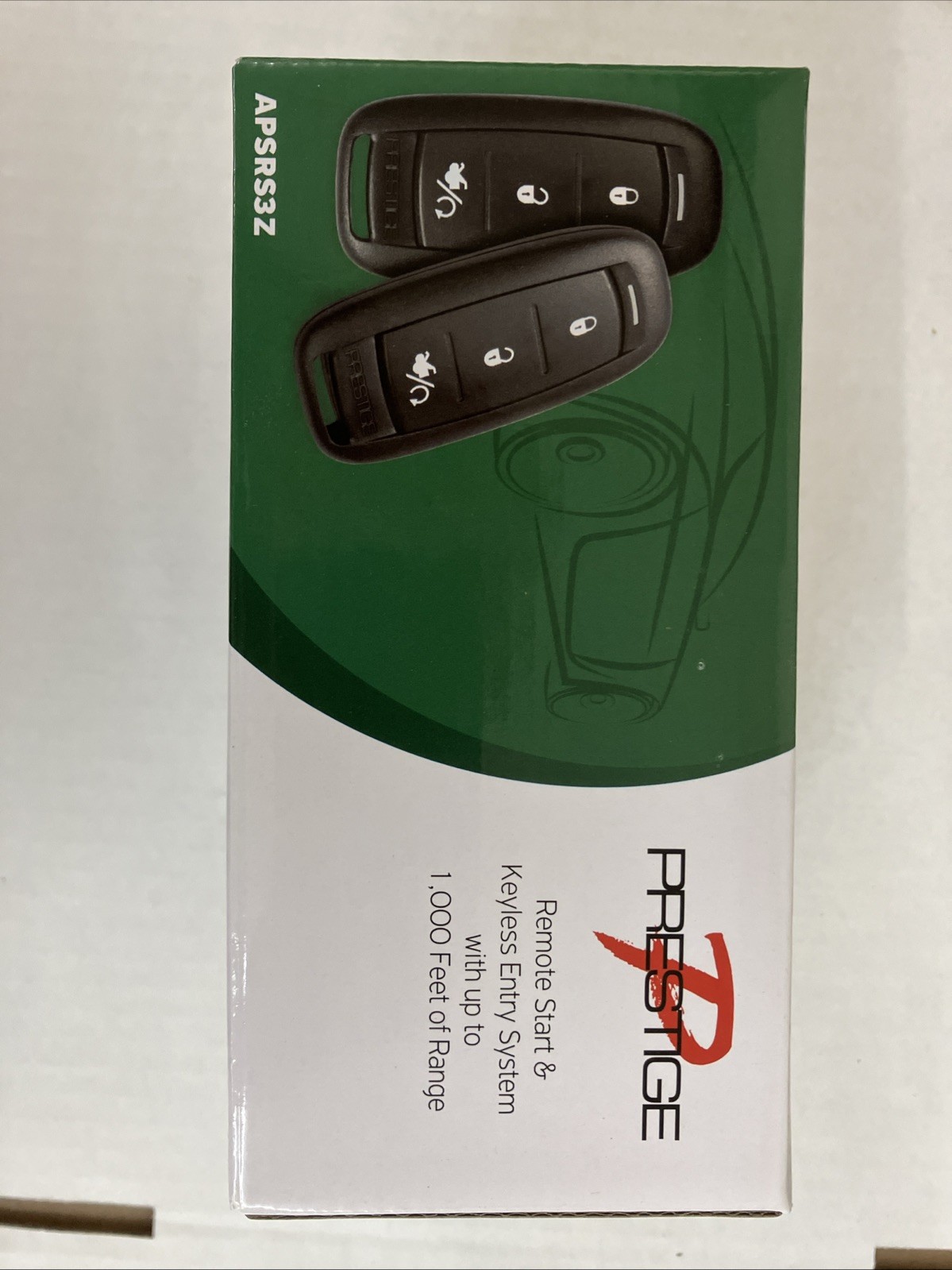 Prestige APSRS3Z Remote Start Car Starter &Keyless Entry 1000' Range BRAND NEW