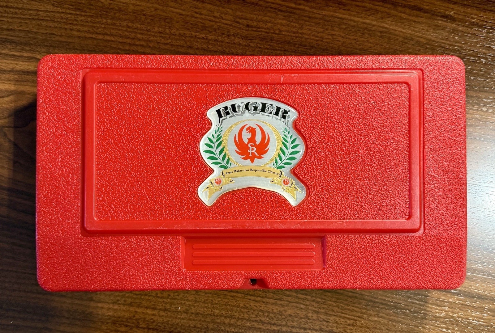 Ruger Pistol Revolver Red Plastic Case *Case Only*