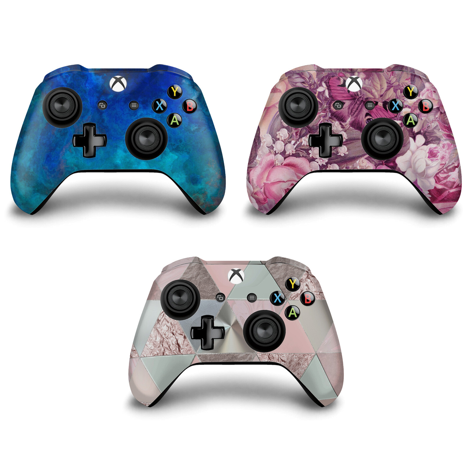 OFFICIAL LEBENSART ART MIX VINYL SKIN DECAL FOR XBOX ONE S / X CONTROLLER
