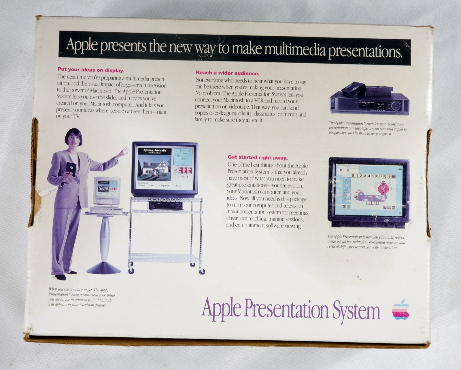 Vintage Apple Presentation System video to S-video composite Focus Enhancments