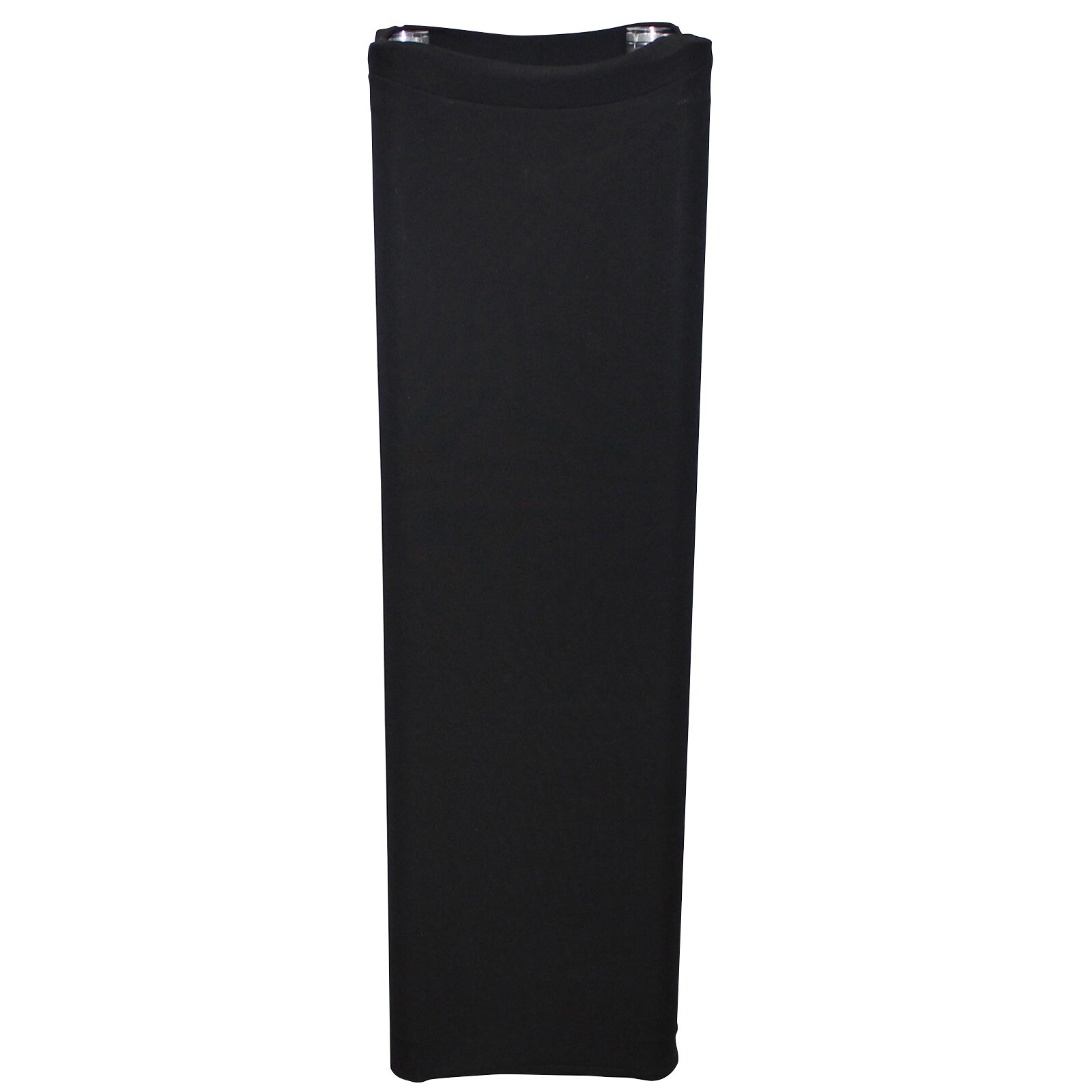 ProX 3.28FT Black Scrim Lycra Fabric Box Truss Decor Sleeve Cover w Pouch