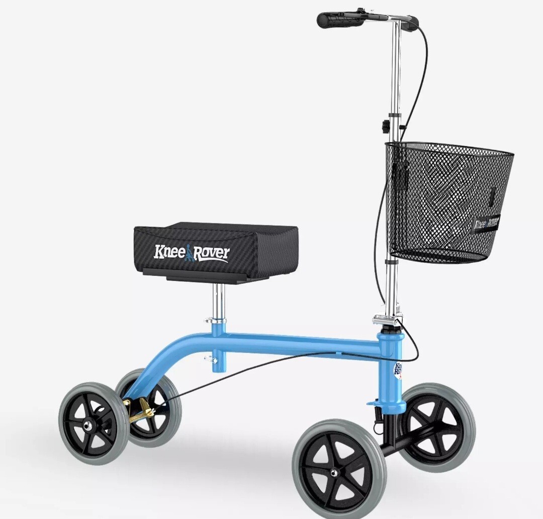 Knee Rover Walker Jr Pediatric and Smaller Adult Knee Scooter Blue - New