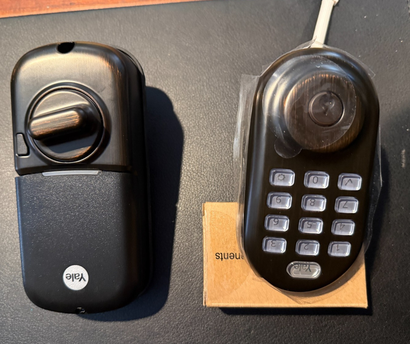 Crestron Yale Pro 2 Deadbolt Push Button Keypad YRD216-CR2-0BP Oil Rubbed Bronze