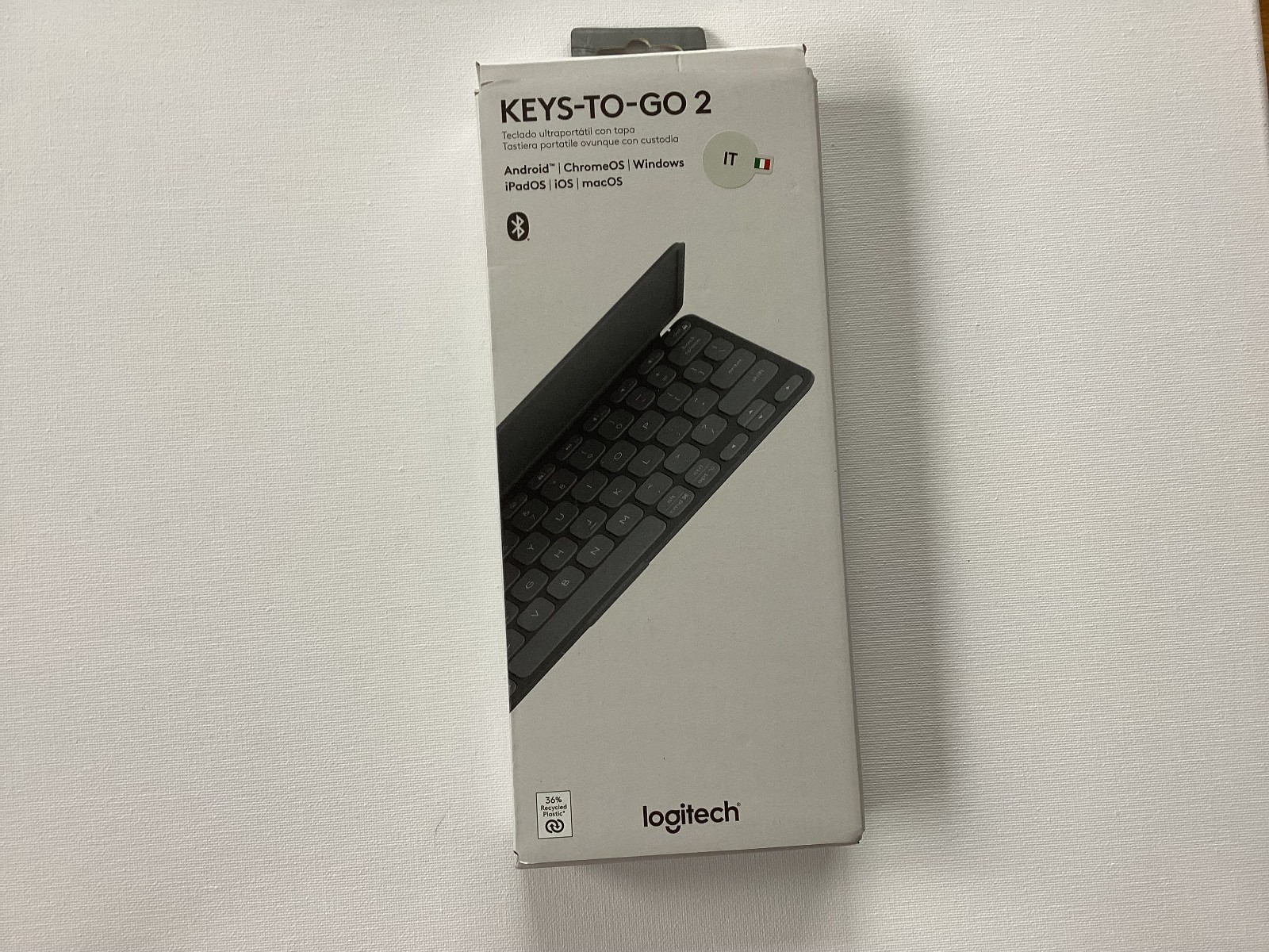 Logitech Keys To Go 2 Graphite Wireless Keyboard Italian